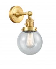 Innovations Lighting 203SW-SG-G204-6 - Beacon - 1 Light - 6 inch - Satin Gold - Sconce