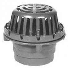 Zurn Industries ZC125-2IP-89-C-R - 8-3/8'' Dia Roof Drain w/ C.I. Dome-2'' Water Dam-Deck Plate-Sump Receiver