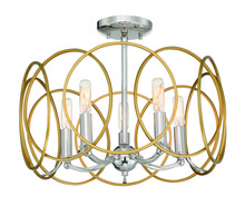 Minka-Lavery 4025-679 - 5 LIGHT PENDANT/SEMI FLUSH