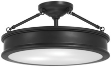  4177-66A - 3 LIGHT LARGE SEMI FLUSH