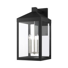  20598-04 - 5 Lt Black Outdoor Wall Lantern