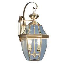 Livex Lighting 2251-01 - 2 Light AB Outdoor Wall Lantern