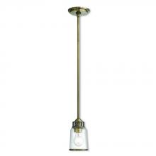 Livex Lighting 40021-01 - 1 Lt AB Mini Pendant