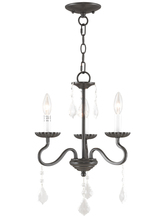 Livex Lighting 40773-92 - 3 Light English Bronze Mini Chandelier