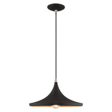 Livex Lighting 41187-04 - 1 Lt Black Mini Pendant