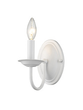 Livex Lighting 4151-03 - 1 Light White Wall Sconce