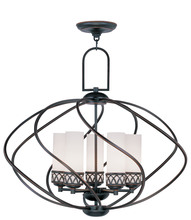 Livex Lighting 4725-67 - 5 Light Olde Bronze Chandelier