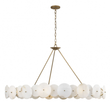 Varaluz 370C09HG - Cosmos 9-Lt Chandelier - Havana Gold