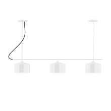 Montclair Light Works CHA419-44 - 3-Light Linear Axis Chandelier