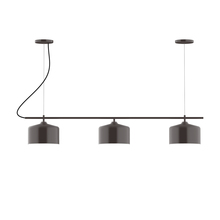 Montclair Light Works CHA419-51 - 3-Light Linear Axis Chandelier