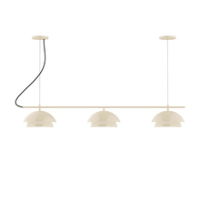 Montclair Light Works CHAX445-16 - 3-Light Linear Axis Chandelier