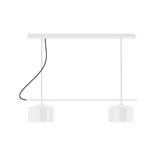 Montclair Light Works CHE419-44 - 2-Light Linear Axis Chandelier