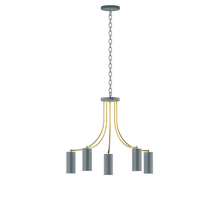 Montclair Light Works CHN418-40-91 - 5-Light J-Series Chandelier