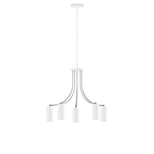 Montclair Light Works CHN418-44-96 - 5-Light J-Series Chandelier