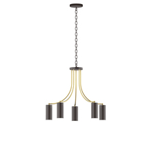 Montclair Light Works CHN418-51-91 - 5-Light J-Series Chandelier