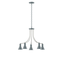 Montclair Light Works CHN436-40-96 - 5-Light J-Series Chandelier