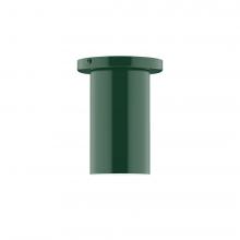 Montclair Light Works FMD425-42-L10 - 3.5" x 6" Axis Mini Cylinder LED Flush Mount, Forest Green