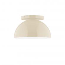 Montclair Light Works FMD431-16-L10 - 8" Axis Mini Dome LED Flush Mount, Cream