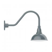 Montclair Light Works GNA105-40 - Cafe 8" gooseneck wall light