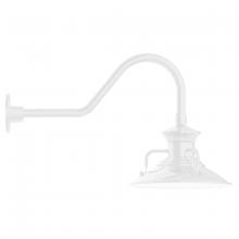 Montclair Light Works GNB142-44 - Homestead 12" gooseneck wall light