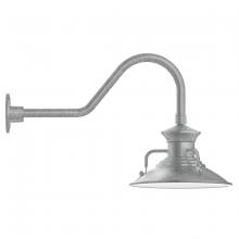 Montclair Light Works GNB142-49 - Homestead 12" gooseneck wall light