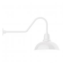 Montclair Light Works GNC108-44 - Cafe 16" gooseneck wall light