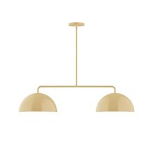 Montclair Light Works MSG432-17-L10 - 2-Light Axis Linear LED Pendant, Ivory