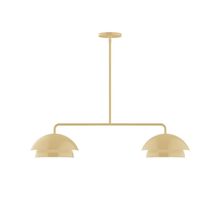 Montclair Light Works MSGX445-17 - 2-Light Axis Linear Pendant