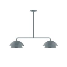 Montclair Light Works MSGX445-40 - 2-Light Axis Linear Pendant