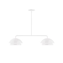 Montclair Light Works MSGX445-44 - 2-Light Axis Linear Pendant