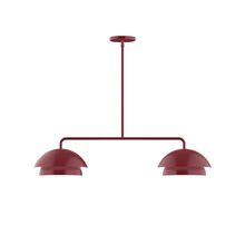 Montclair Light Works MSGX445-55 - 2-Light Axis Linear Pendant