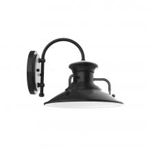 Montclair Light Works SCC142-41 - 12" Homestead shade, wall mount sconce, Black