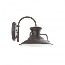 Montclair Light Works SCC142-51 - 12" Homestead shade, wall mount sconce, Architectural Bronze