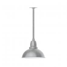 Montclair Light Works STA106-49 - Cafe 12" stem mount pendant