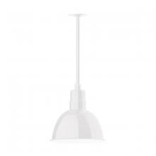 Montclair Light Works STA116-44 - Deep Bowl 12" pendant, stem mount