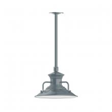 Montclair Light Works STA142-40 - Homestead 12" pendant, stem mount