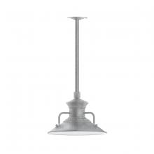 Montclair Light Works STA142-49 - Homestead 12" pendant, stem mount