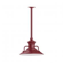 Montclair Light Works STA142-55 - Homestead 12" pendant, stem mount