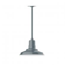 Montclair Light Works STA182-40 - Warehouse 12" pendant, stem mount