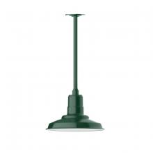 Montclair Light Works STA182-42 - Warehouse 12" pendant, stem mount