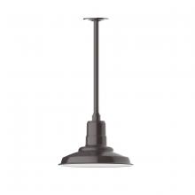 Montclair Light Works STA182-51 - Warehouse 12" pendant, stem mount