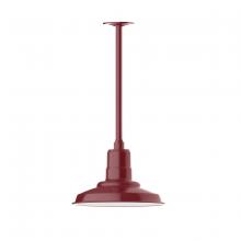 Montclair Light Works STA182-55 - Warehouse 12" pendant, stem mount