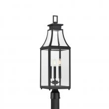 Savoy House 5-609-BK - Emery 3-Light Outdoor Post Lantern in Matte Black