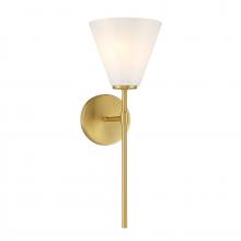 Savoy House 9-4010-1-322 - Blair 1-Light Wall Sconce in Warm Brass