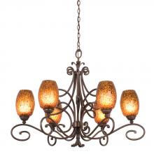 Kalco 5534AC/1255 - Amelie 6 Light Chandelier