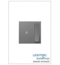 Legrand ADTP703TUM4 - Adorne® 700W sofTap® Tru-Universal Dimmer, Magnesium, with Microban®