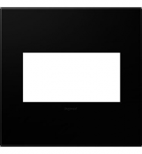 Legrand AWP2GNK4 - adorne® Black Ink Two-Gang Screwless Wall Plate