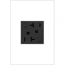 Legrand AGFTR2202G4 - adorne® Tamper-Resistant 20A Duplex Self-Test GFCI Receptacles, Graphite