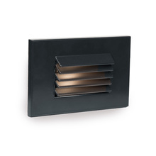 WAC Online WL-LED120F-C-BK - LED Horizontal Louvered Step and Wall Light