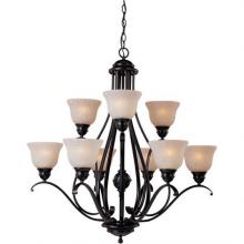 Maxim 85806WSOI - Linda EE 9-Light Chandelier